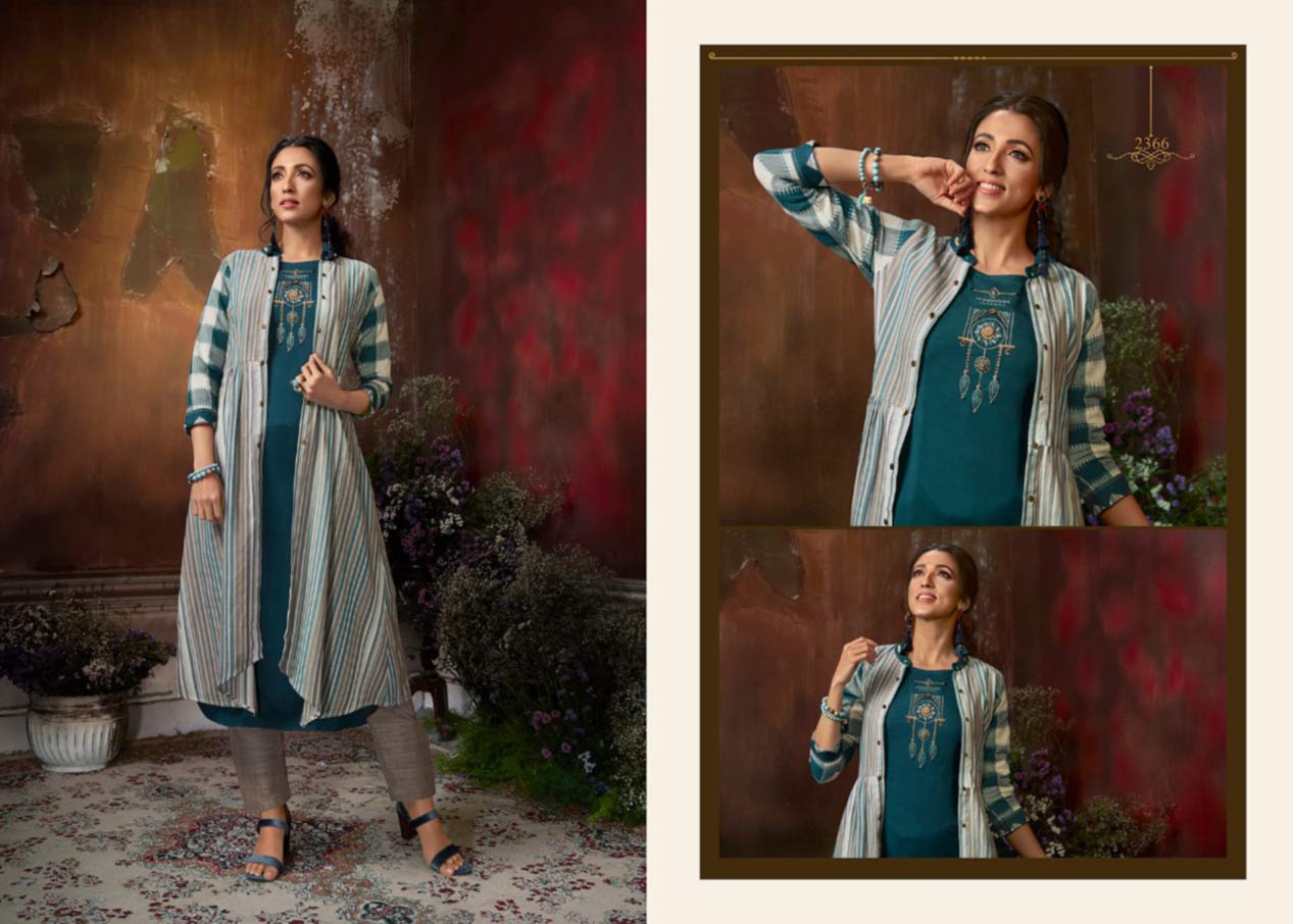 High Line Cotton Print Shrug Kurti Catalog High Line Cotton Print Shrug Kurti Catalog